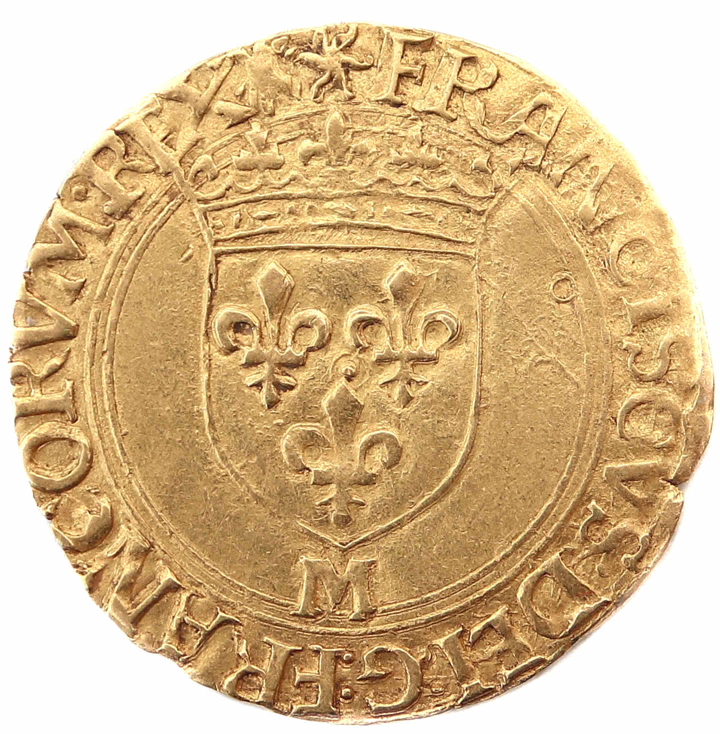 francois Ier ecu or croisette toulouse droit