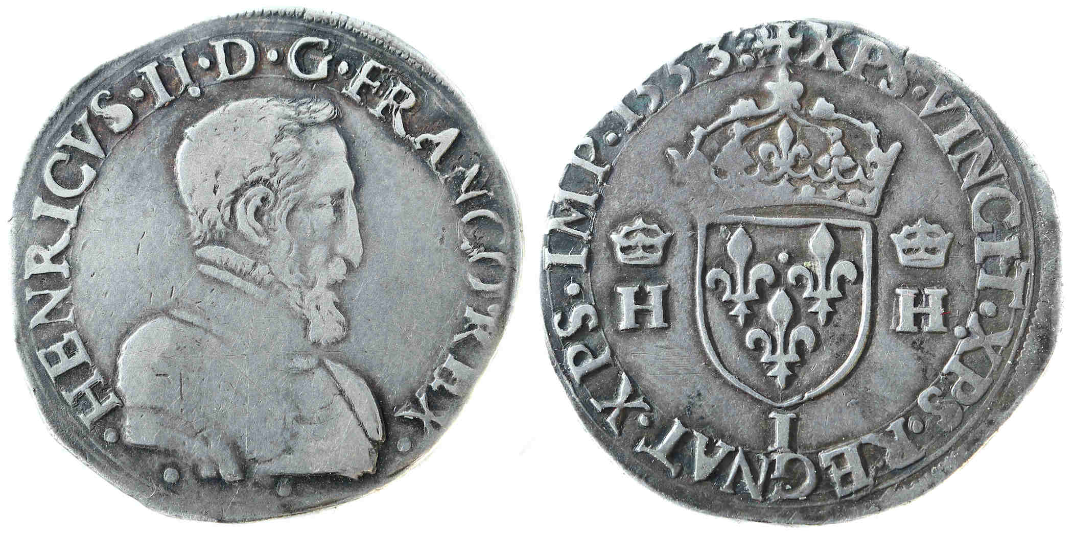 HENRI II TESTON 1553 LIMOGES