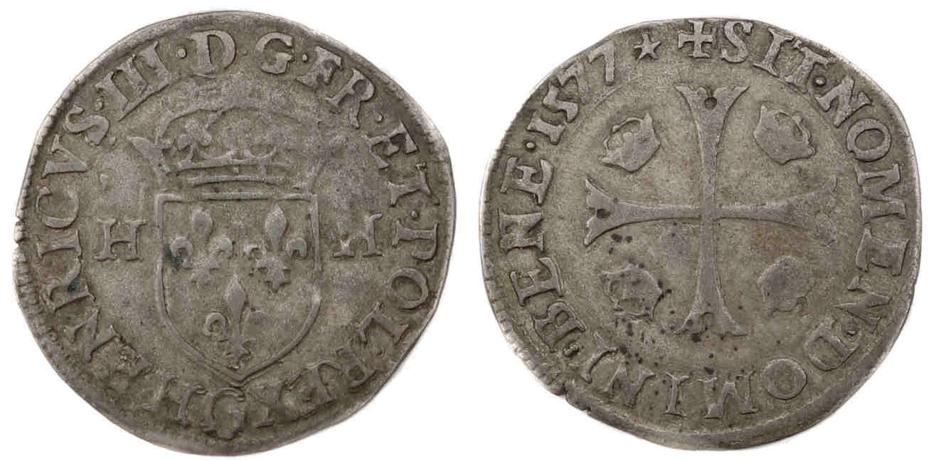HENRI III DOUZAIN 1577 POITIERS