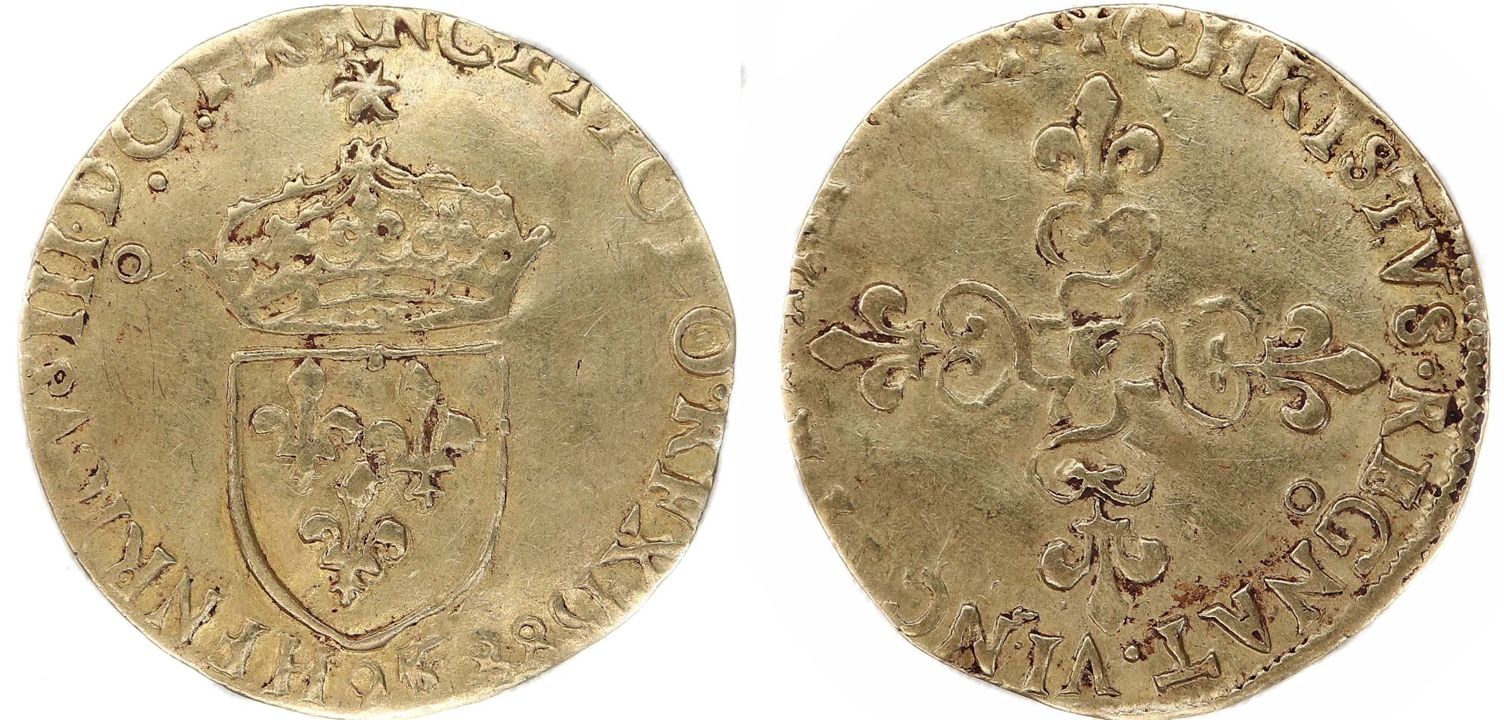 HENRI III ECU 1588 RENNES