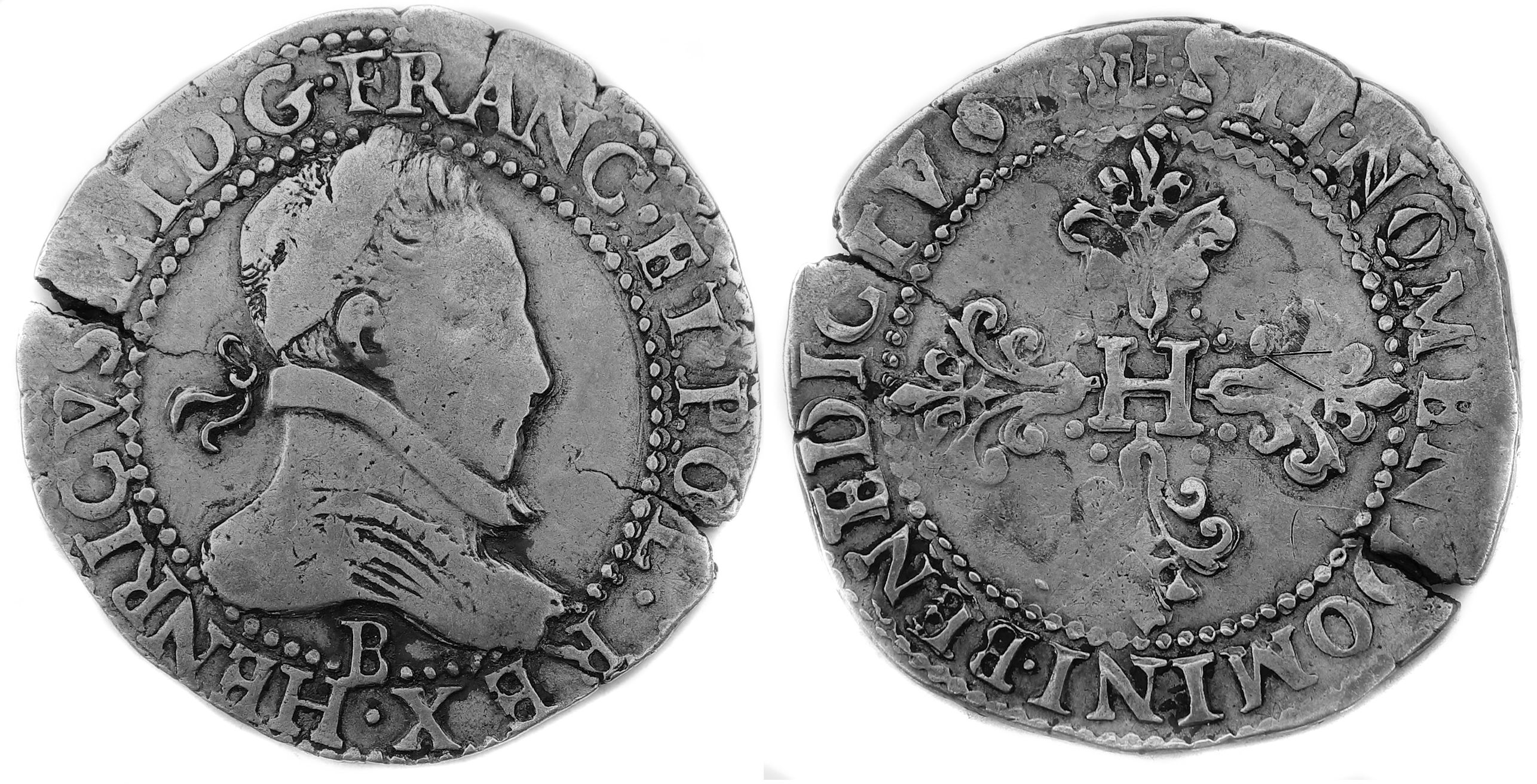 HENRI III FRANC 1581 ROUEN