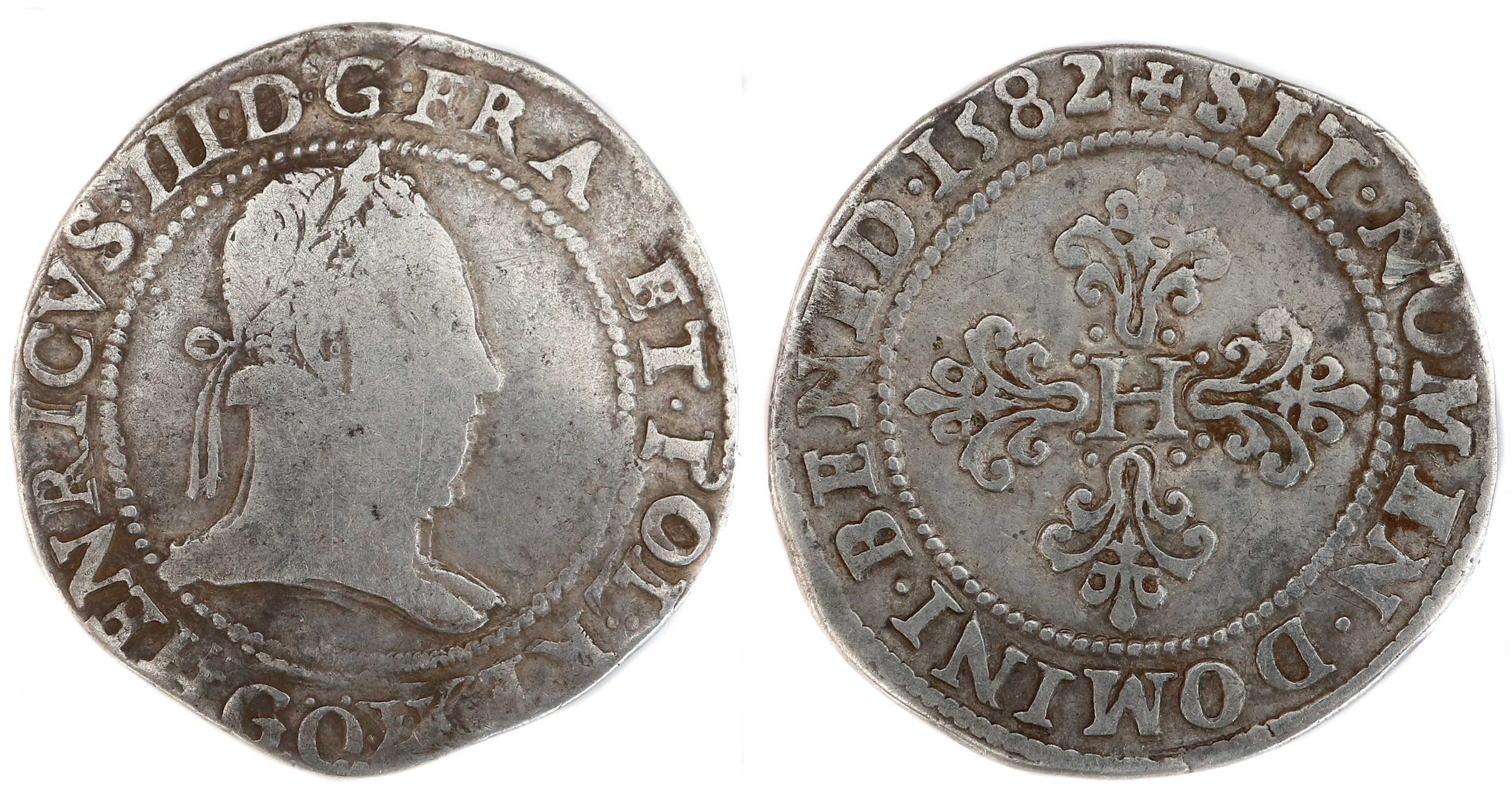 HENRI III-FRANC-1582-POITIERS