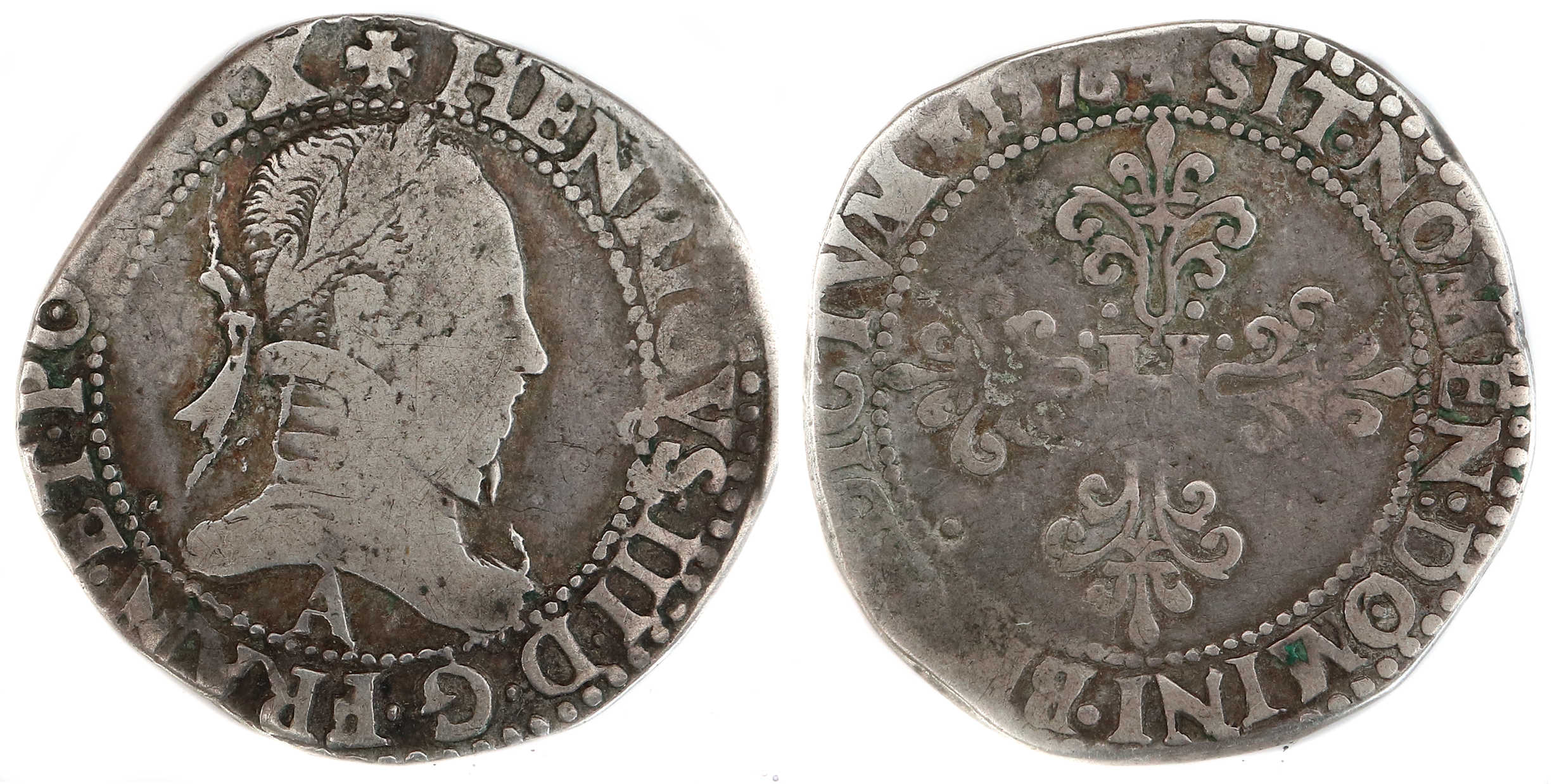 Monnaies royales francaises-HENRI III-1576-PARIS-ex2