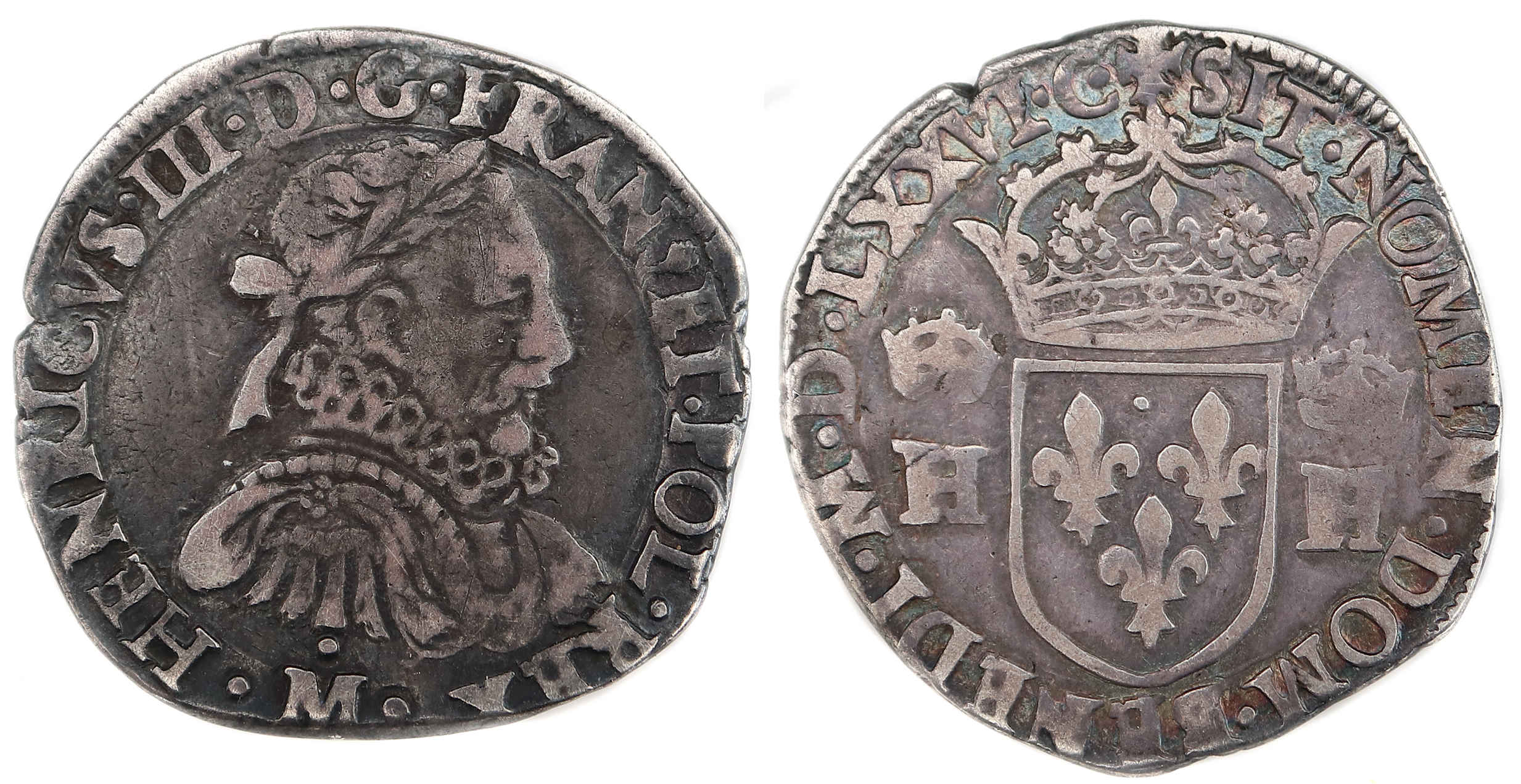 HENRI III TESTON 1576 TOULOUSE