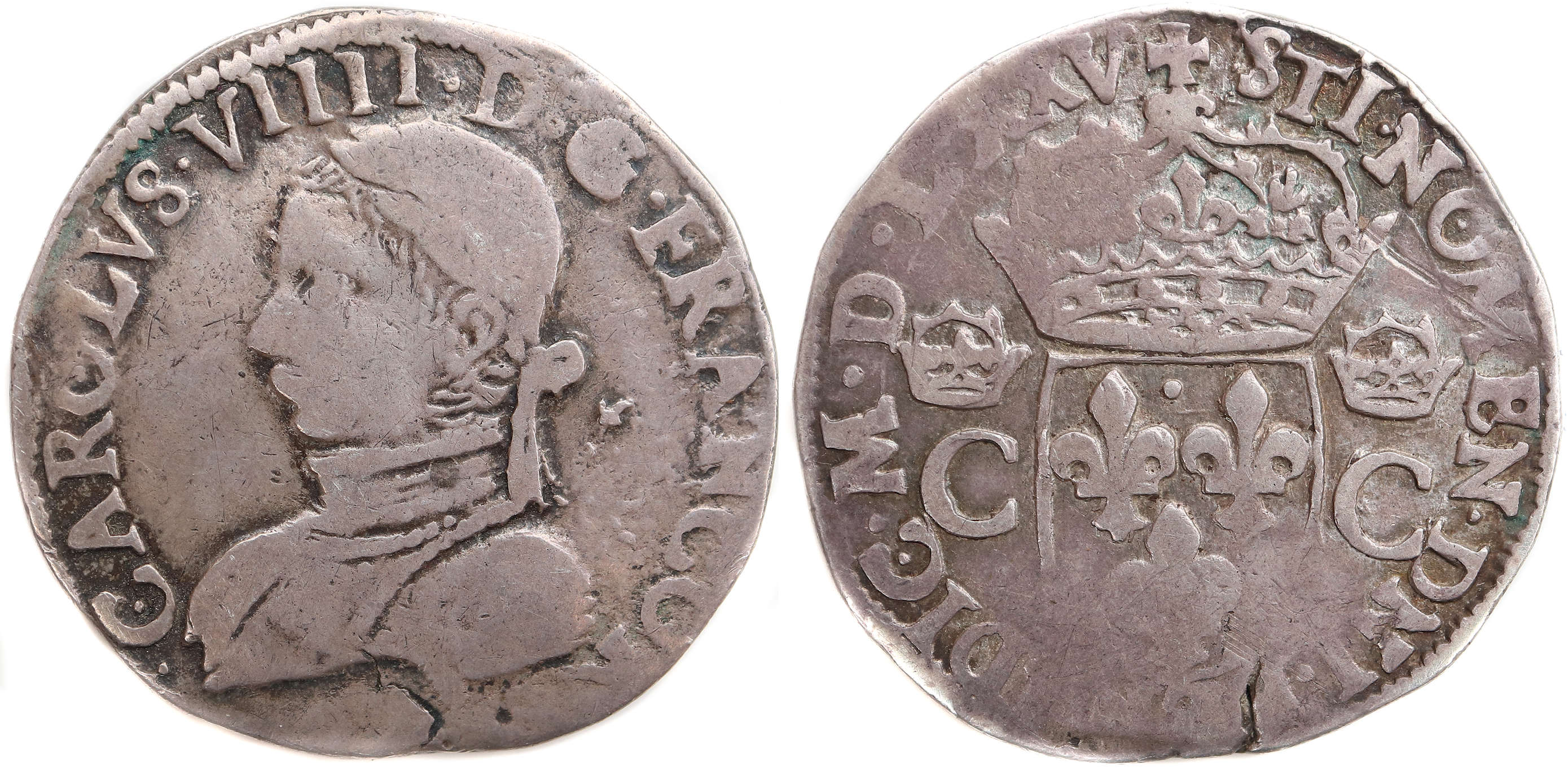 HENRI III TESTON CHARLES IX 1575 RENNES
