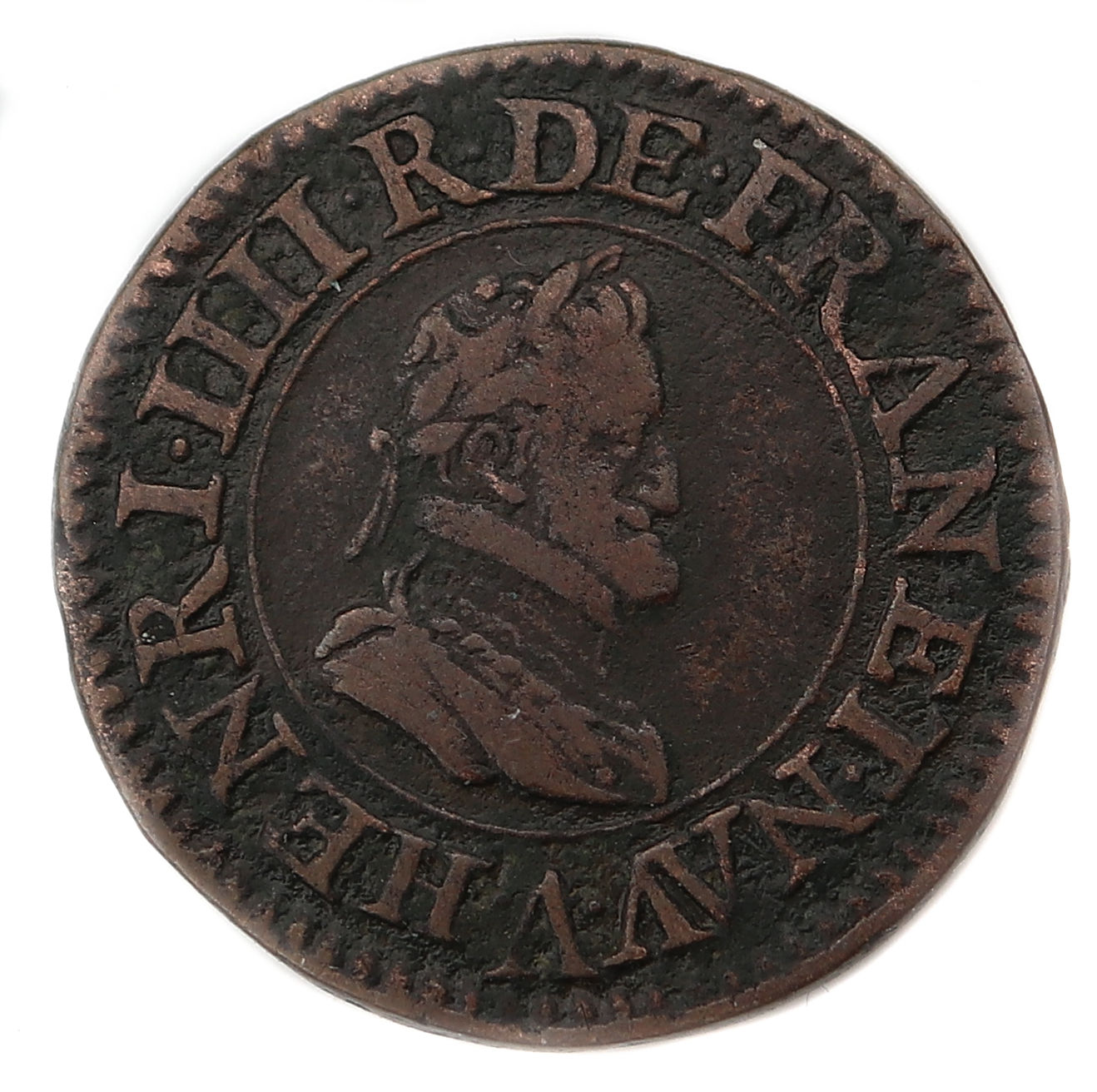 HENRI IVDOUBLE TOURNOIS 1609 PARIS DROIT